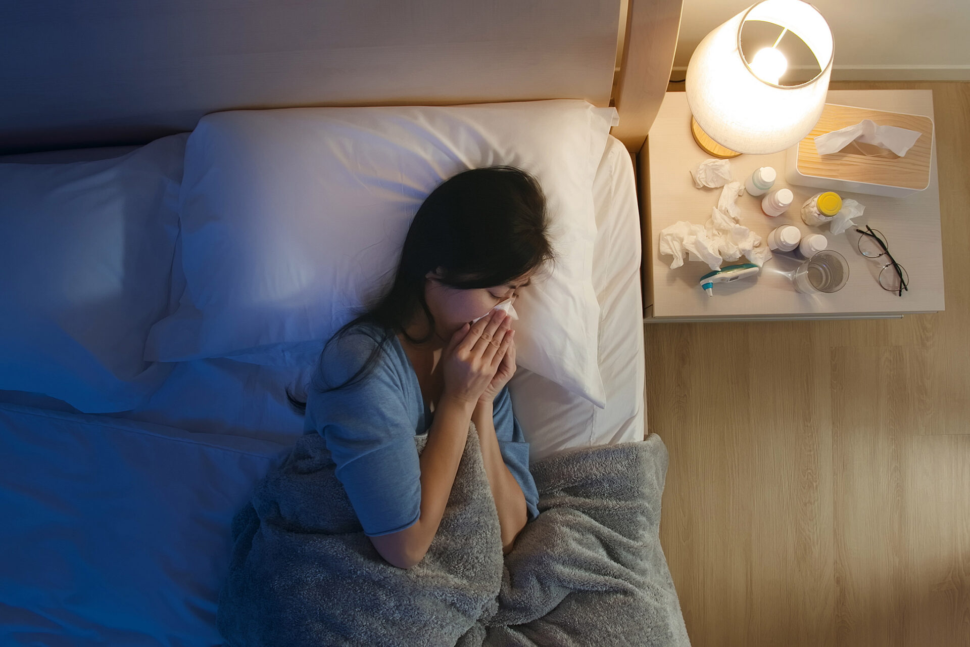 ไข้หวัดใหญ่ ไข้หวัดธรรมดา โควิด-19 หรือ RSV ไขหวัดใหญ่